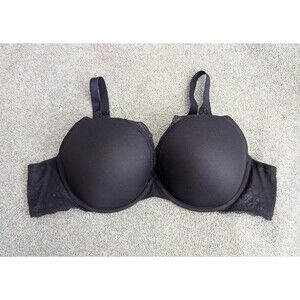 Torrid Curve Women's Size 46C Navy Blue Lace Push Up Plunge Bra